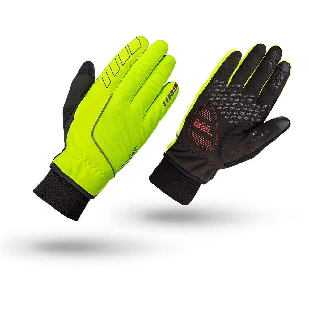 GripGrab Windster Hi Vis Winter Gloves Mognetti Bike