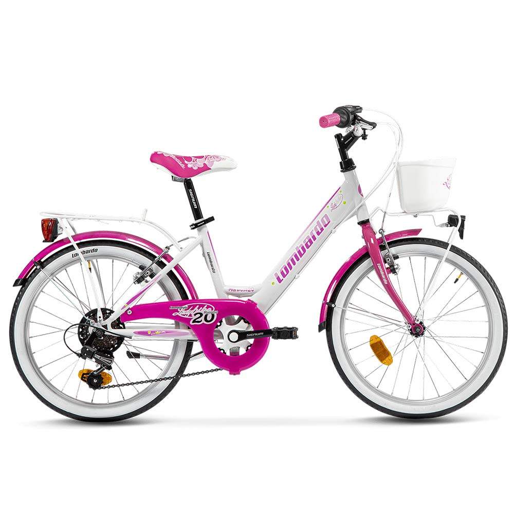 Little girl bicycle 20 inches Lombardo Mariposa 6 speed